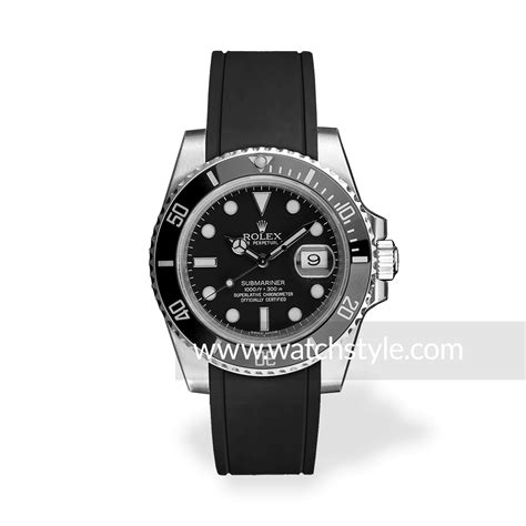 cinturino caucciù rolex submariner